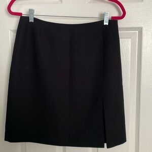 Gap black miniskirt with slit.